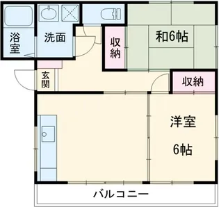スターハイツⅡ【201号室】の間取り