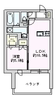 「シニア向け」シャレ—リブラン【3階】の間取り