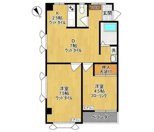 メゾン寺尾台【2階】の間取り