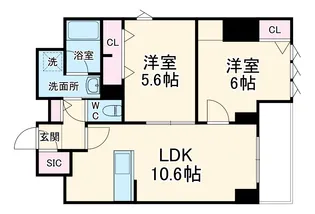 Parc de Vert Esaka【9階】の間取り