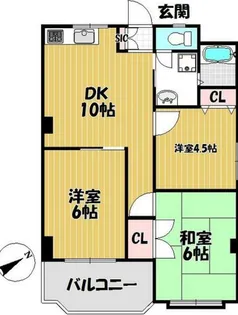マルヨマンション【2階】の間取り