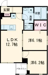 レジデンス練馬桜台【1階】の間取り