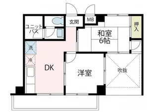 第三吉田ハイツ【1階】の間取り