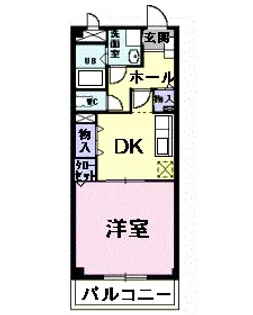 ヘンテブローテ【401号室】の間取り