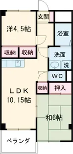 セントラルコーポフェニックス【303号室】の間取り