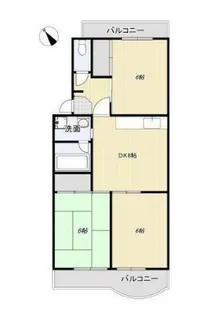 サンパーク幕張台【2階】の間取り