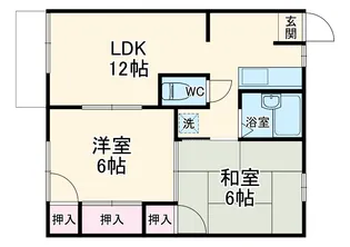 フォーブル橘【201号室】の間取り