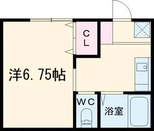 ビーノビーノ・U【1階】の間取り