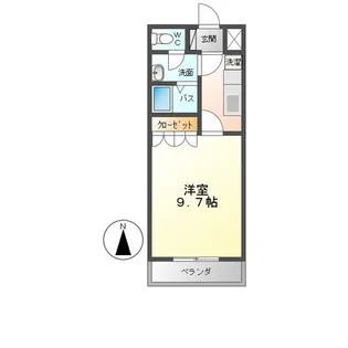 ルミエールM【1階】の間取り