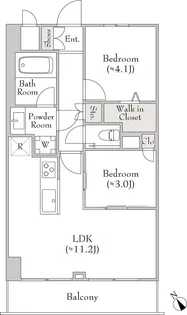 アストラルH.T.K【4階】の間取り
