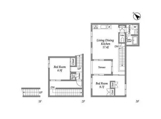 TAKANAWA NODE【2階】の間取り