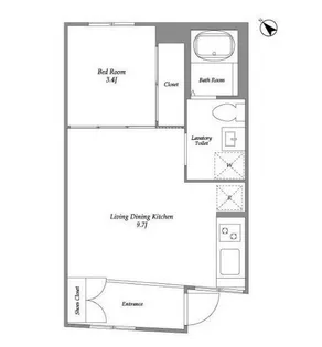 TAKANAWA NODE【1階】の間取り
