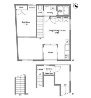 TAKANAWA NODE【2階】の間取り