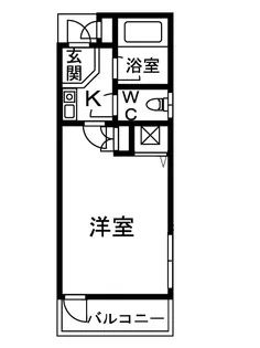シャルマンフジ和泉大宮壱番館【406号室】の間取り