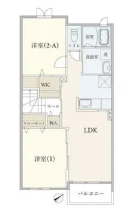 HAPPY GARDEN【201号室】の間取り