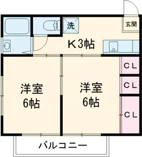 草野荘【2階】の間取り