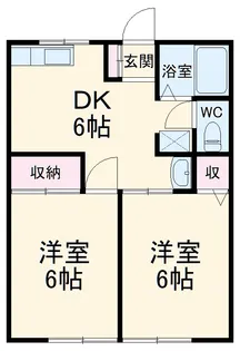 アルファ【203号室】の間取り