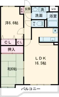 五反山ヒルズ【3階】の間取り
