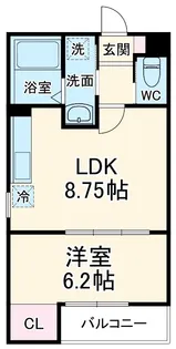 GRADUS南大塚【3階】の間取り