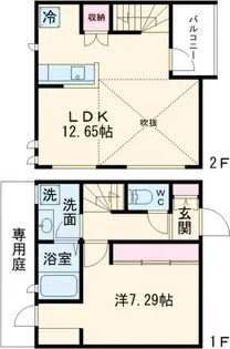 CS GARDEN 吉祥寺【1号室】の間取り