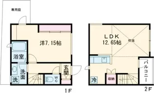 CS GARDEN 吉祥寺【2号室】の間取り
