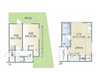 CS GARDEN 吉祥寺【4号室】の間取り