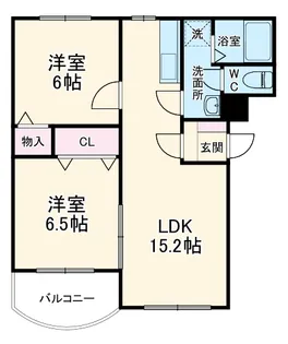 メゾン東側【2階】の間取り