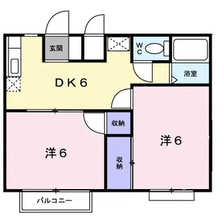ストーンズプラザB【203号室】の間取り