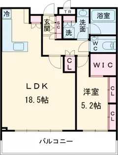 パークコート浜離宮 ザ タワー【2810号室】の間取り