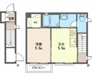 テラス学芸大【2階】の間取り