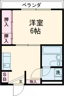 第五荒田ビル【5階】の間取り