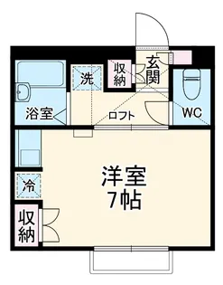 CASA矢部【1階】の間取り