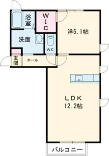 アリスA【101号室】の間取り