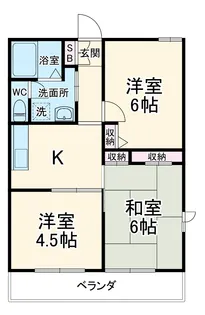 ハイツクレインⅥ【1階】の間取り