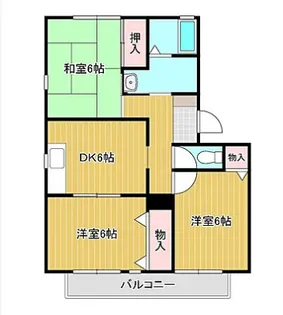 ヴェルデュール宮竹A棟【2階】の間取り
