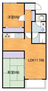 K&Yマンション【3階】の間取り