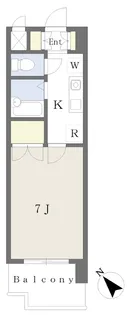 アドバンス明神町【5階】の間取り