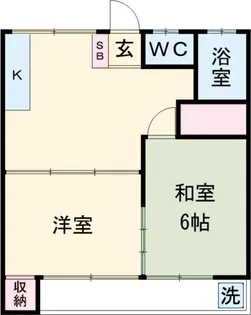カーサ三岡【2階】の間取り