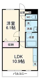 ホワイトハウス【4階】の間取り