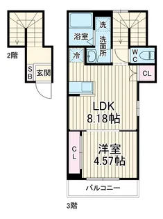 マルーナ【3階】の間取り