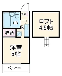 グレース富士見【2階】の間取り