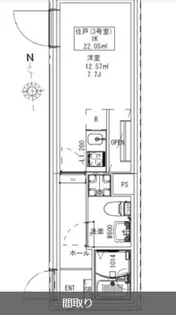 with下高井戸【3階】の間取り