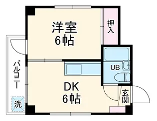 ドミール朝日【3階】の間取り