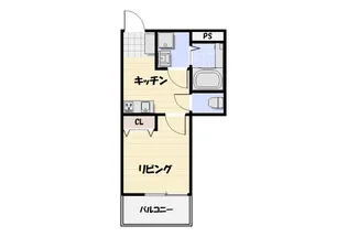 Likes仁戸名町B棟【2階】の間取り