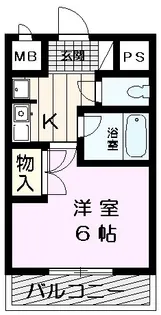 ファミール北豊中【205号室】の間取り