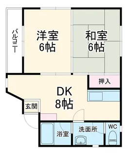 久里浜ライズ【202号室】の間取り