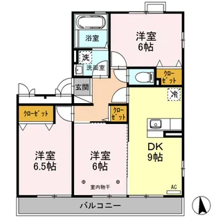 M’S II【3階】の間取り