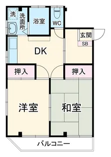 新和ハイツ【301号室】の間取り