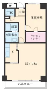 シャルマン高社【5階】の間取り