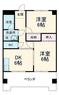 レジデンス明光Ⅲ【5階】の間取り